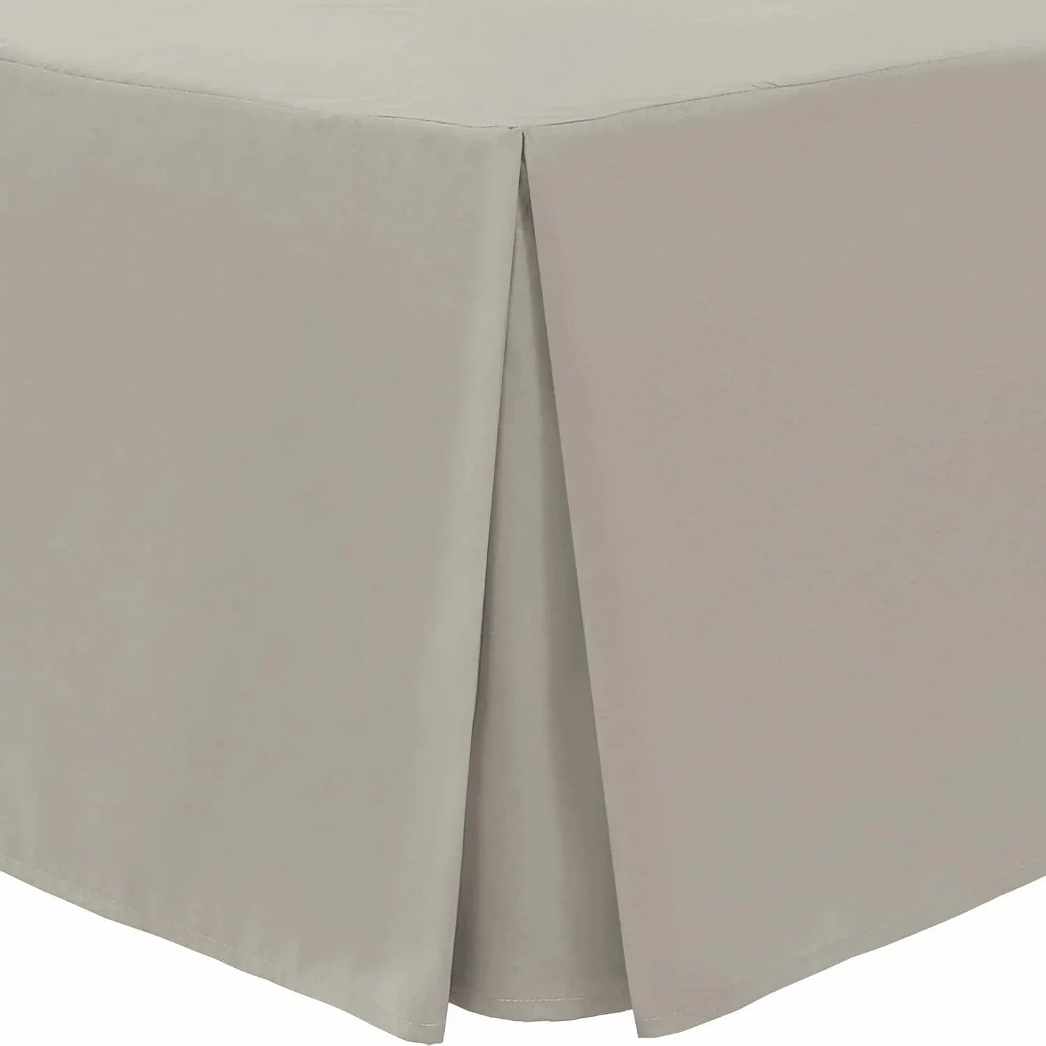 Pleated Valance Sheet Polycotton Hotel Finish Bed Base Cover, All UK Sizes - High Living