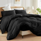 High Living Plain Duvet Cover Set – Breathable, Hypoallergenic Bedding - 4A's Global