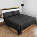 High Living Luxury Percale Poly-Cotton Flat Sheet | 180 Thread Count Bedding - 4A's Global