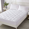 Quilted Mattress Protector Sheet | 40cm Deep Fit Skirt | 200 GSM Triple Fill | Lightweight, Breathable &amp; Noiseless - 4A's Global