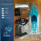 High-Speed RC Racing Boat – Remote Control Boat 2.4GHz – Dual Motor High-Speed Racing RC Boat with Modular Battery &amp; Waterproof Design - 4A's Global