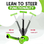 3 in 1 Scooter With Removeable Seat for Kids Ages 3-12 Adjustable Height 3 Wheel - 4A's Global
