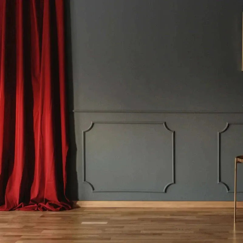 Red Thermal Blackout Eyelet Curtains – Ready Made Insulated Privacy &amp; Noise Reducing Drapes - 4A's Global