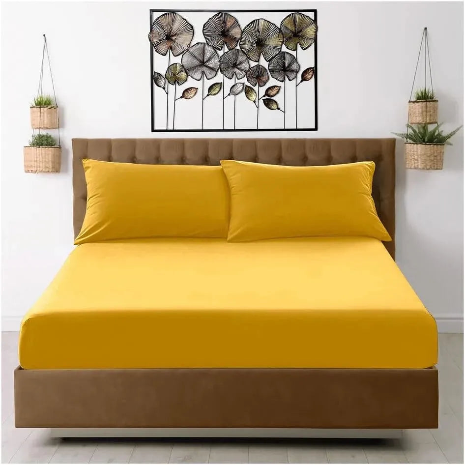 Extra Deep Fitted Sheet 30cm Pocket Hypoallergenic Luxury Bedding, 6 Colours - High Living - 4A's Global