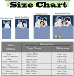 Reversible & Plain Duvet Cover and Matching Pillowcase Set –  Elegant, Soft & Durable Bedding - 4A's Global