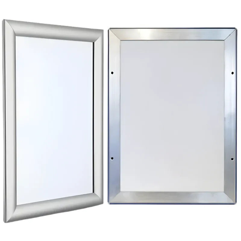 A2 Snap Frames Poster Clip Holders Displays Retail Wall Notice Boards (Silver) , Decor Photo - 4A's Global