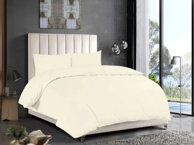 High Living Plain Duvet Cover Set – Breathable, Hypoallergenic Bedding - 4A's Global