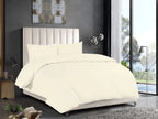 High Living Plain Duvet Cover Set – Breathable, Hypoallergenic Bedding - 4A's Global