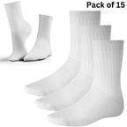 Ultimate Comfort 15-Pair Unisex Cotton Performance Sock Pack - 4A's Global