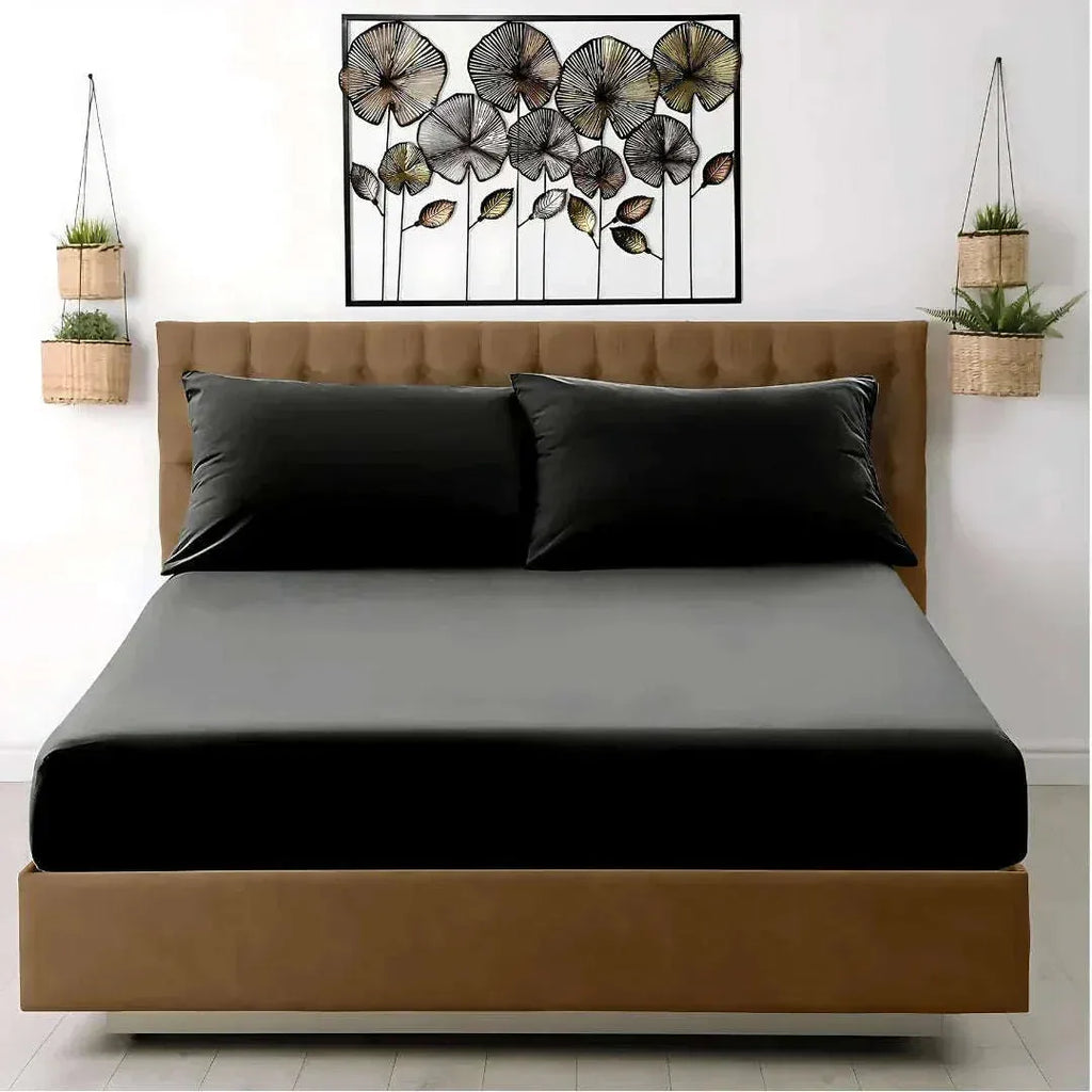Extra Deep 30cm Fitted Bed Sheet – Luxury Hotel-Quality Deep Pocket Sheet for Perfect Mattress Fit - 4A's Global