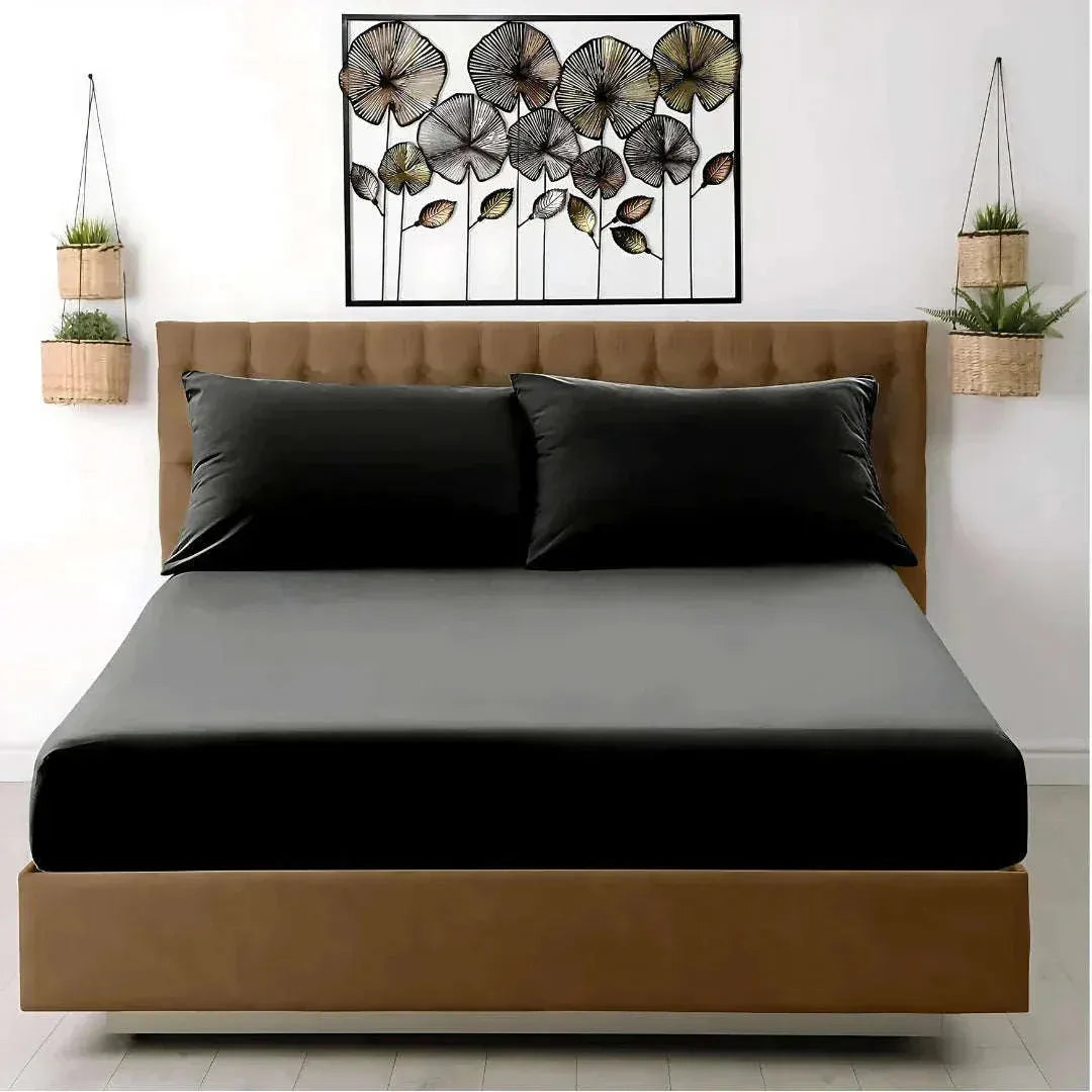Extra Deep 30cm Fitted Bed Sheet – Luxury Hotel-Quality Deep Pocket Sheet for Perfect Mattress Fit - 4A's Global