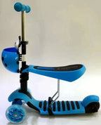 5 in 1 Kids Kick Scooter for kids Lightweight 3 Wheels Scooter Foldable Adjustable Height Easy Turning 3 Wheel Scooter Kids Boys Girls - 4A's Global
