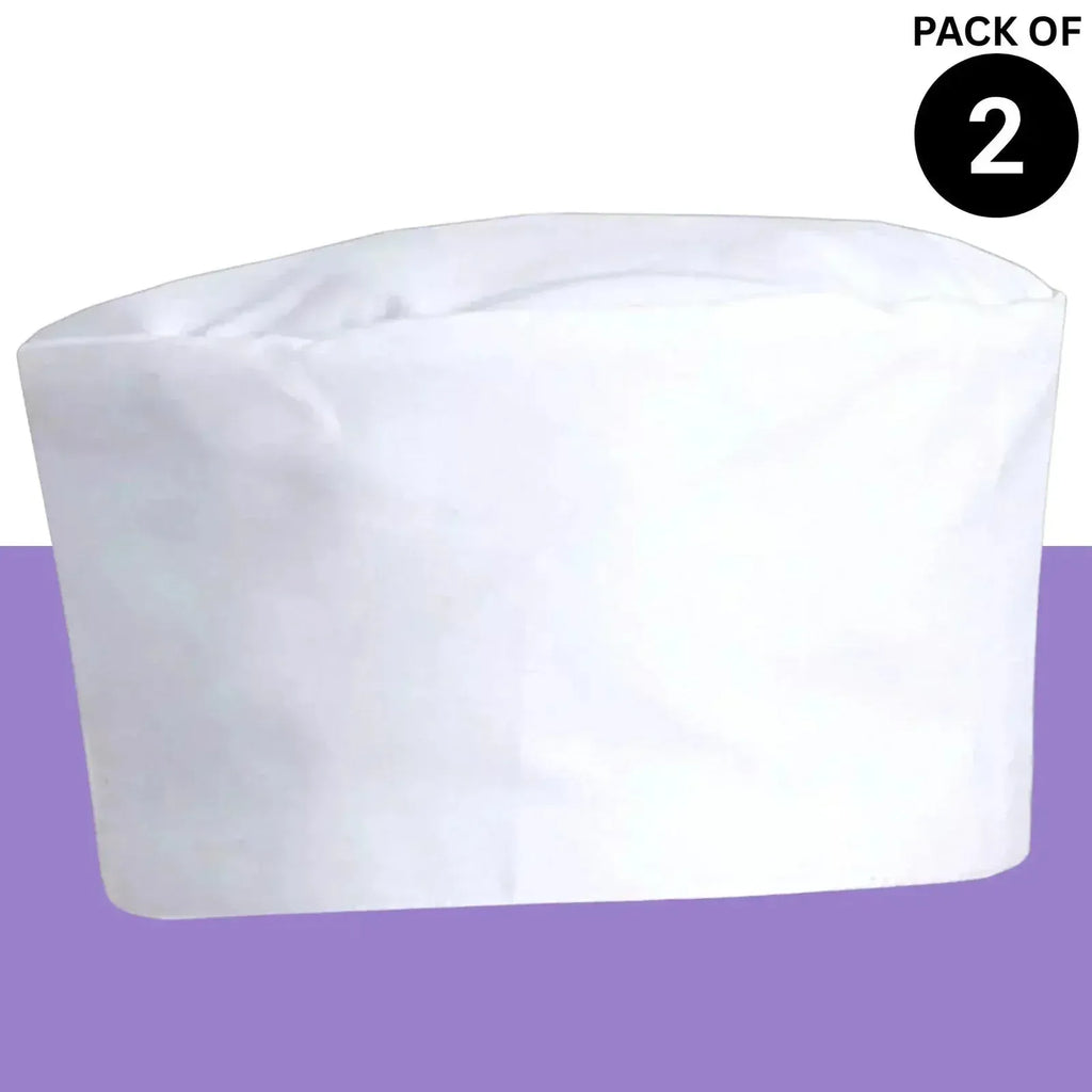 Chef Skull Cap – Breathable, Adjustable &amp; Professional Kitchen Headwear | White - 4A's Global