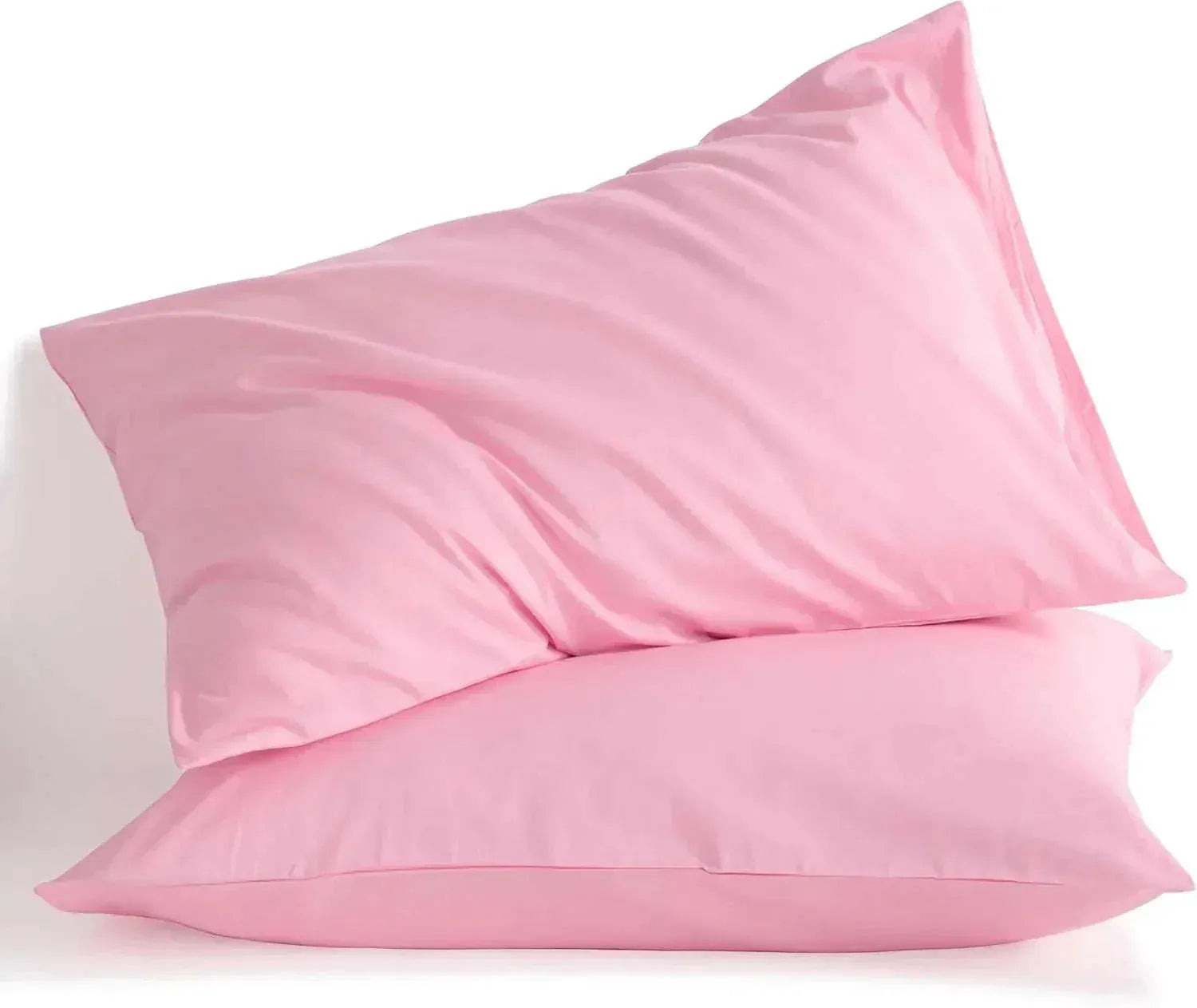 2x Luxury Percale Polycotton Pillowcase Pair – Soft, Durable &amp; Easy-Care Bedding