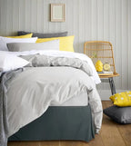 Pleated Valance Sheet Polycotton Hotel Finish Bed Base Cover, All UK Sizes - High Living - 4A's Global