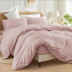 High Living Plain Duvet Cover Set – Breathable, Hypoallergenic Bedding - 4A's Global