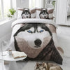 3D Animal Print Duvet Cover Set with Pillowcases, Soft Cotton-Feel Microfiber - High Living - 4A's Global