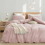 High Living Plain Duvet Cover Set – Breathable, Hypoallergenic Bedding - 4A's Global
