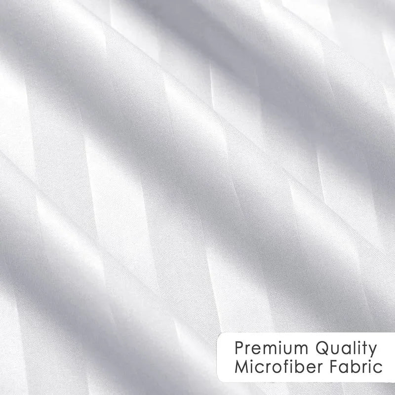 Egyptian Cotton Fitted Sheet 300TC Sateen Hotel Luxury, Single to Super King - High Living - 4A's Global