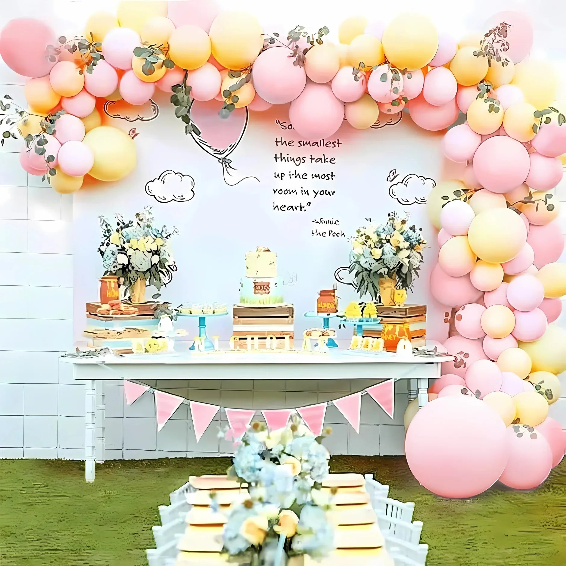 Balloon Garland Kit – Perfect for Birthday, Wedding, Baby Shower &amp; Party Decorations - 4A's Global