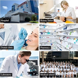 HH Unisex White Lab Coat | Salon Coat | Stylist Smock | Professional Workwear – Premium Polycotton Long Sleeve