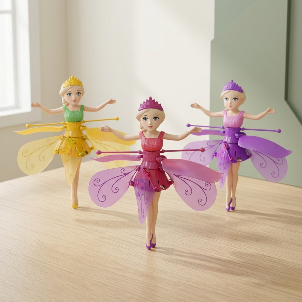 Fairy Flying Toy – Hand Sensor Induction Helicopter with LED Lights