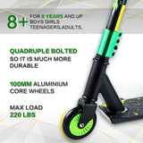 Pro Stunt Scooter for Kids & Teens – Freestyle Trick Scooter 360° Spin Handlebar