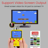 Meesa 400 in 1 Retro Handheld Game Console – Rechargeable 8-Bit Mini Gaming Box