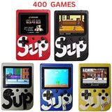 Meesa 400 in 1 Retro Handheld Game Console – Rechargeable 8-Bit Mini Gaming Box