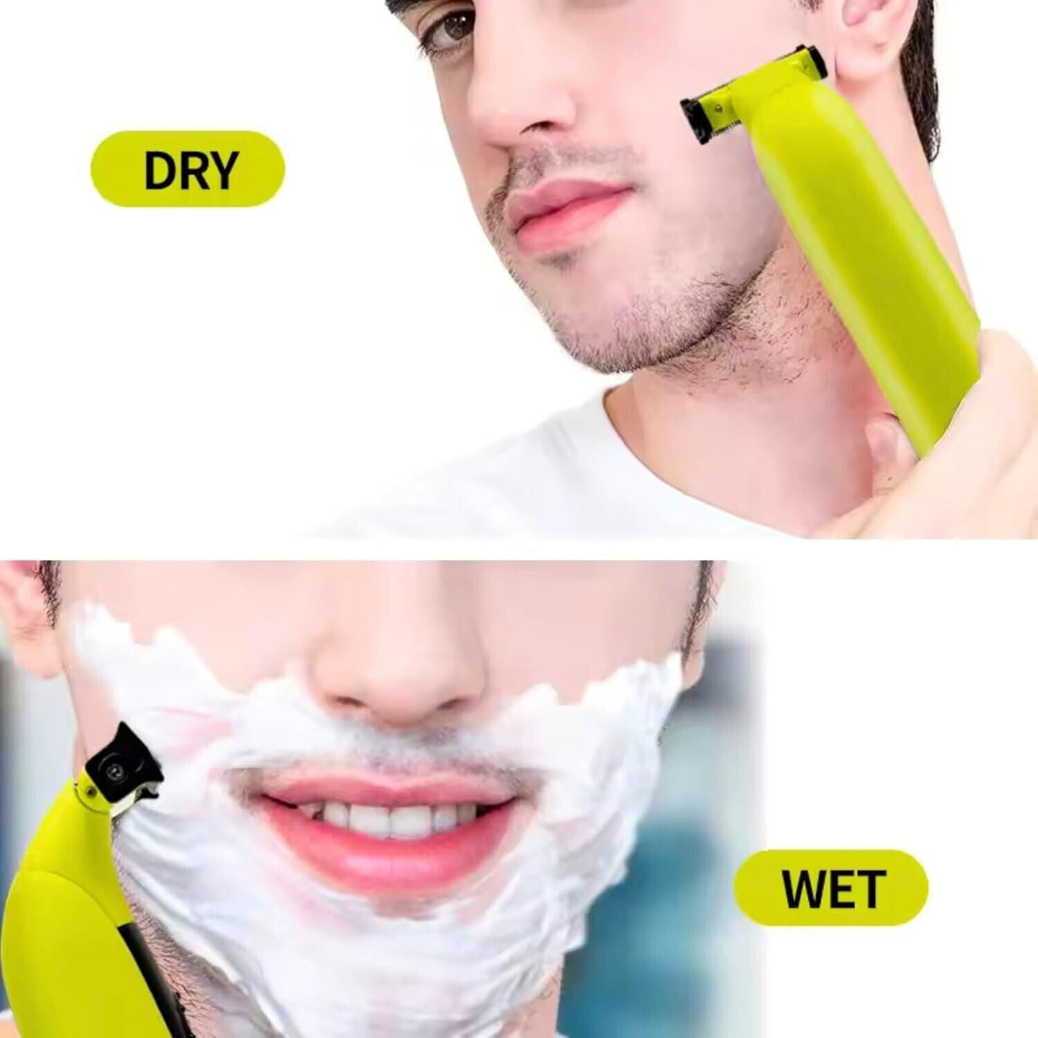 Electric Shaver for Men - USB Rechargeable Beard Trimmer & Hair Removal Machine - 4A's Global