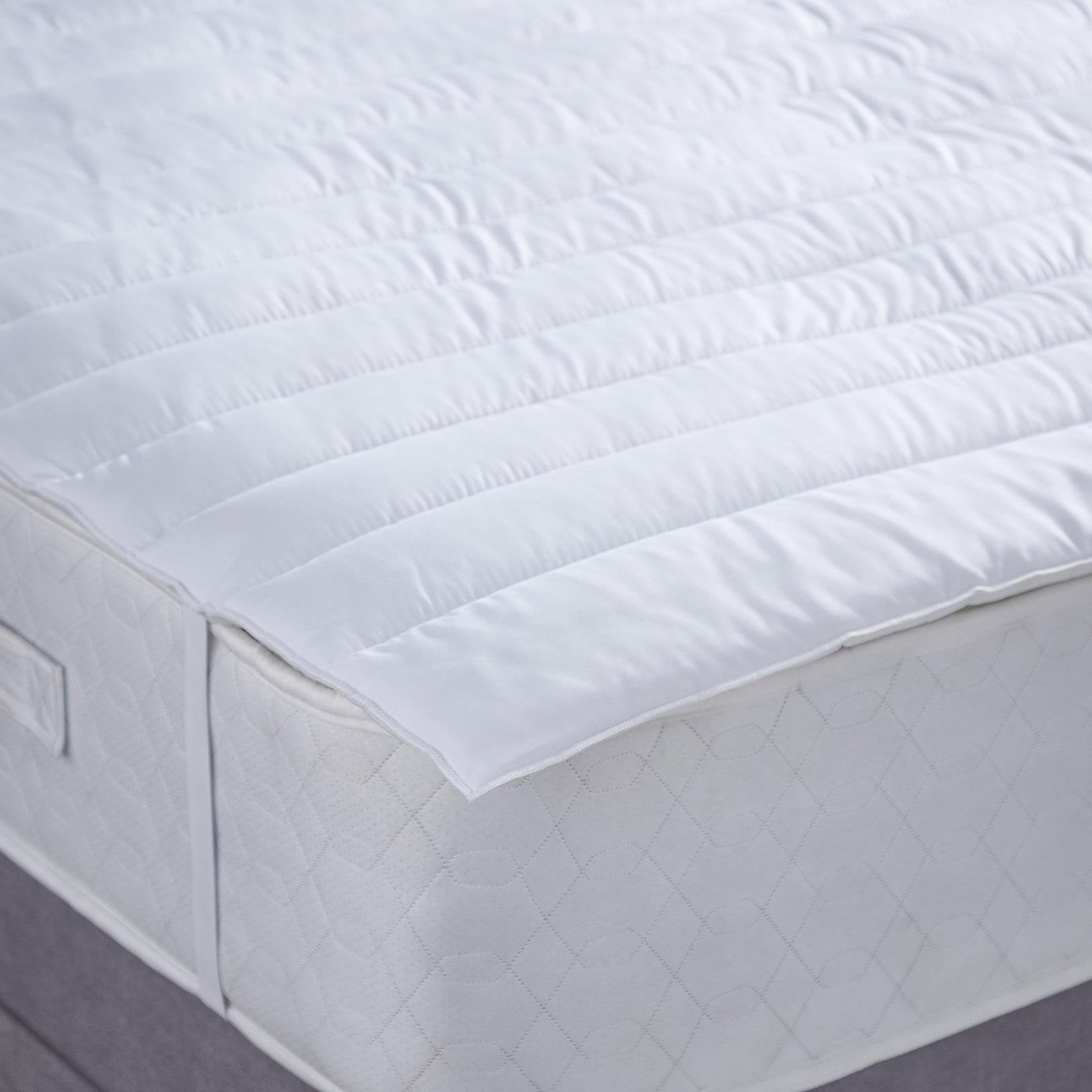 Microfibre Mattress Topper 4cm Deep Soft Breathable Hypoallergenic, All UK Sizes - 4AS - 4A's Global