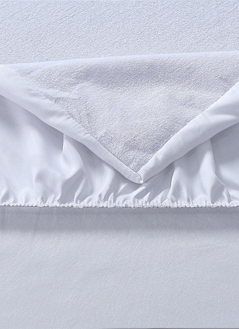 Teddy Bear Waterproof Fitted Bedsheets, TerryTowel Mattress Protector Topper Cover Non Noisy Breathable - 4A's Global