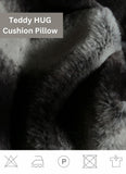 Faux Fur Rabbit Cushion Covers Soft Teddy Hug Pillow