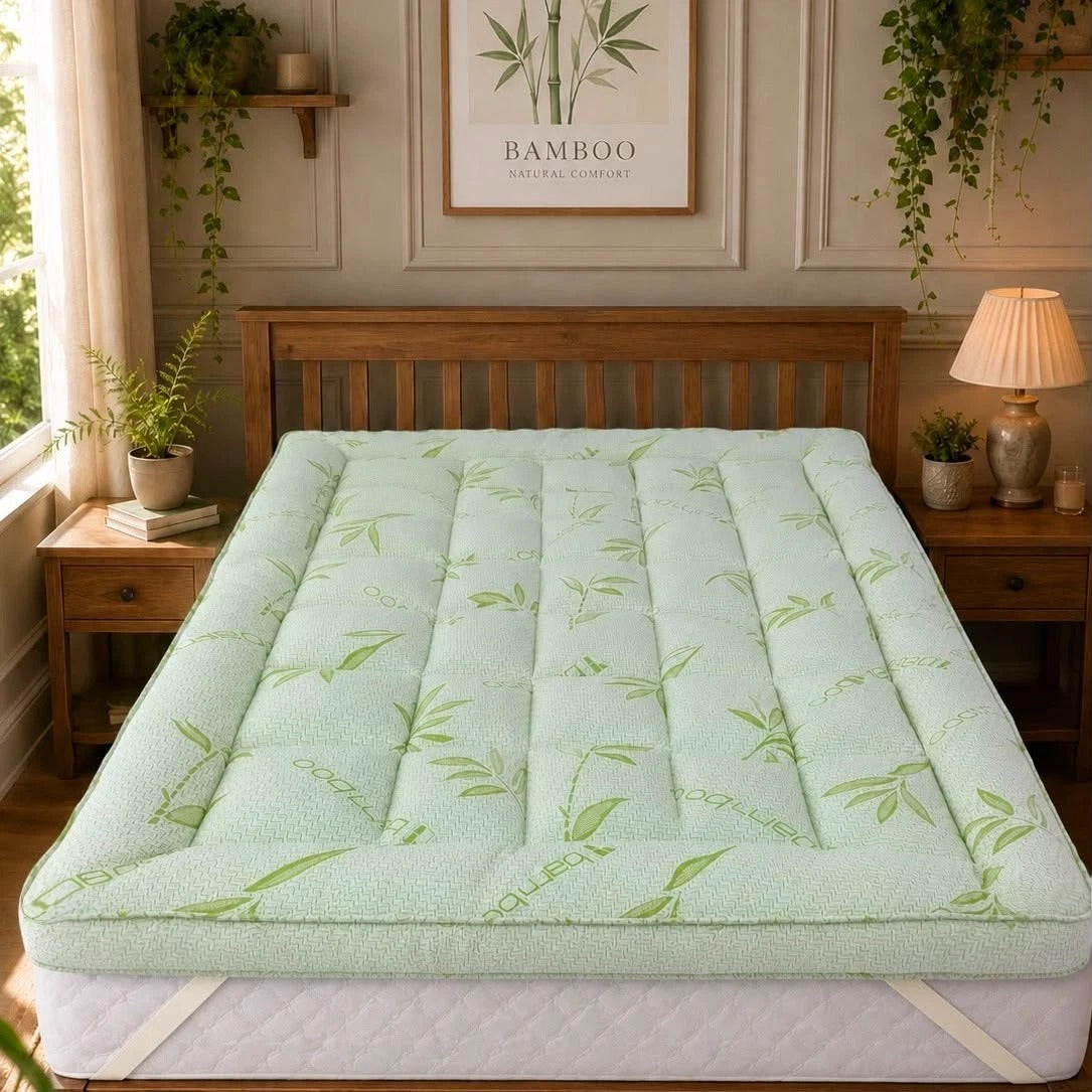 10cm Extra Thick Mattress Topper | 1100GSM Deep-Fill Luxury | All UK Sizes | 4AS