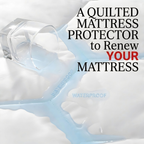 Premium 30cm Extra Deep Waterproof Mattress Protector | Breathable & Noiseless | White | UK Sizes (Single, Double, King, Super King) - 4A's Global