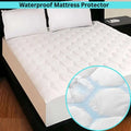 CL 30cm Deep Waterproof Mattress Protector | Quilted, Breathable &amp; Noise-Free | White | UK Sizes - 4A's Global