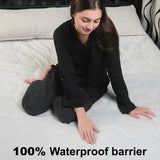 CL 30cm Deep Waterproof Mattress Protector | Quilted, Breathable &amp; Noise-Free | White | UK Sizes - 4A's Global